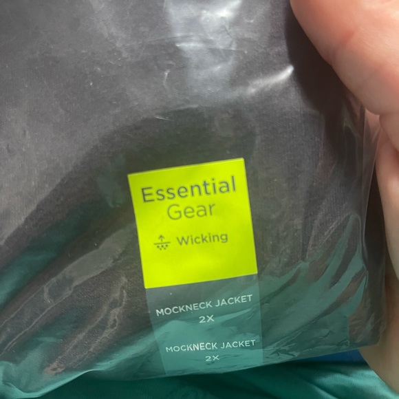 Active Mockneck Jacket Size 2X - Picture 2 of 3